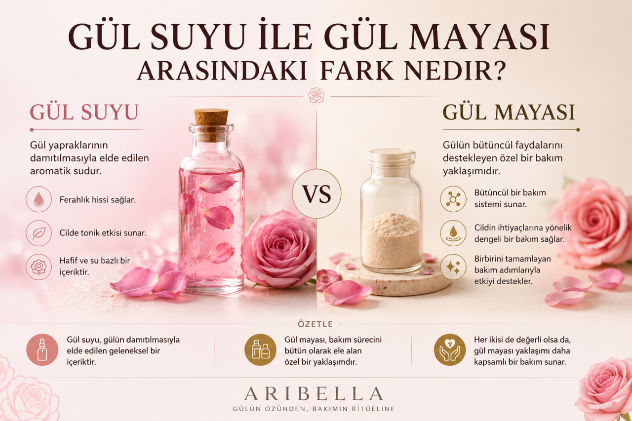 Gül Suyu ile Gül Mayası Arasındaki Fark Nedir?