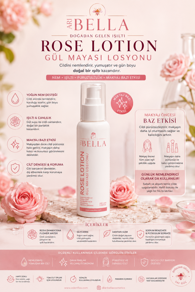 Arıbella Gül Mayası Losyon