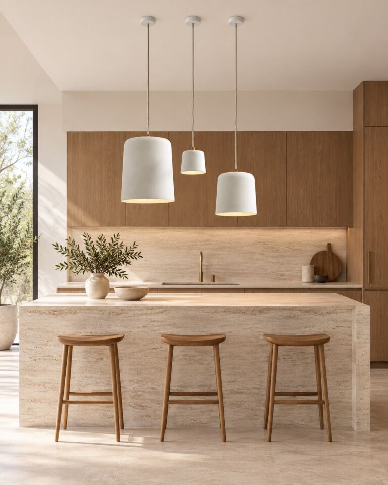 Klasik Model Üçlü El Yapımı Çini Sarkıt Aydınlatma Seti