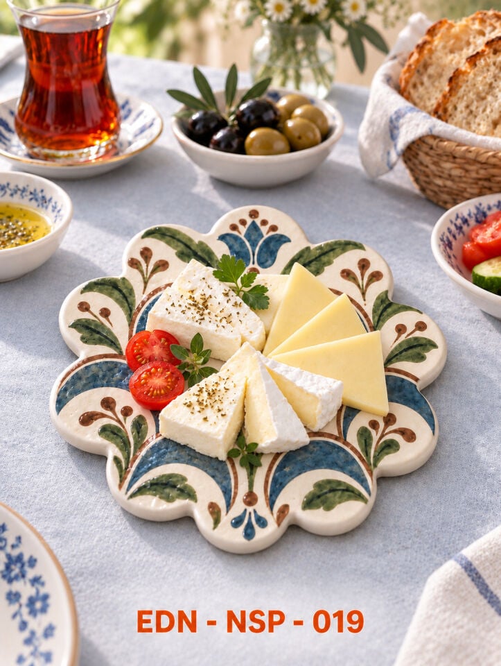 Adaçayı Kemer El Yapımı Çini Papatya Nihale