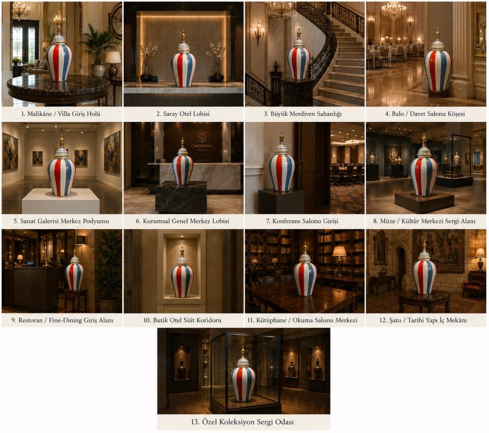 Sultan Nefesi El Yapımı Çini Küp
